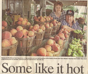 It was one hot summer in 1999 Peaches were sweet and juicy